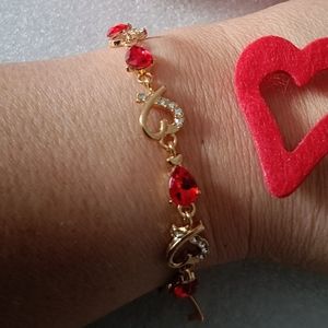 🟣3/$25🟣Heart❤️Bracelet 7" & Handmade Scrunchies Mother'Day Gift🎁